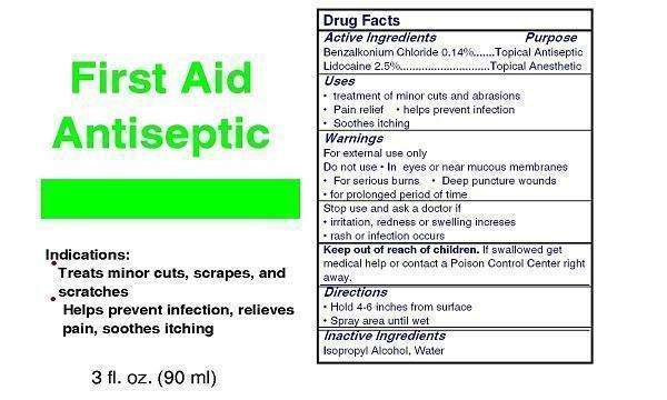 Your Logo Here Antiseptic First Aid